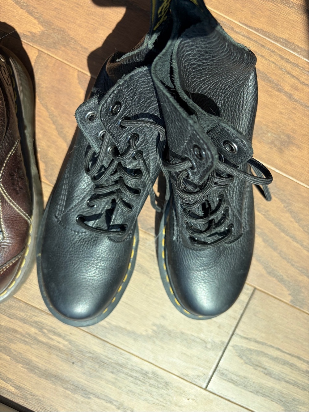 Dr. Martens Pascal 8 Eye Boots Black Soft Leather UK4 US6